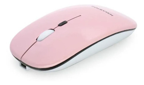 Mouse sem fio recarregável H'maston  E-1300 Pro rosa