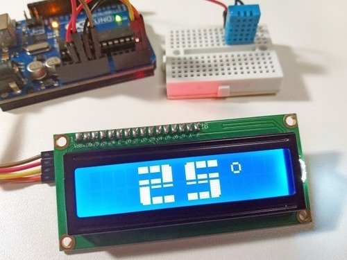 Display Lcd 16x2 Serial I2c Com Backlight Azul