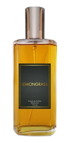 Perfume Lemongrass Absolu 100ml - Extrait De Parfum 40% Óleo