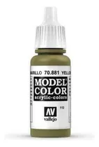 Comprar Vallejo Model Color 17ml Pintura Acrílica Color 112 Verde Amarillo 70.881
