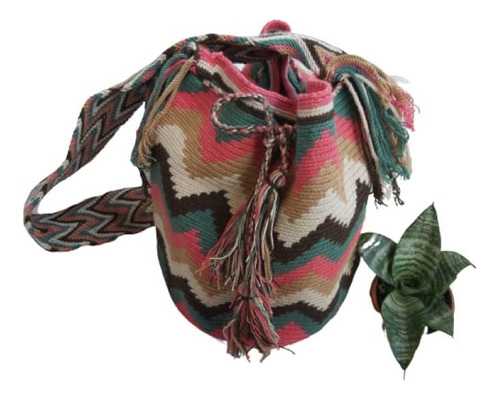 Mochila Wayuu Grande De Diseño O Colores Original