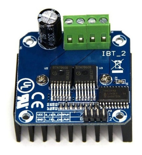 Módulo Driver Ponte H - 43a - Bts7960 - Ibt_2 C/ Nota