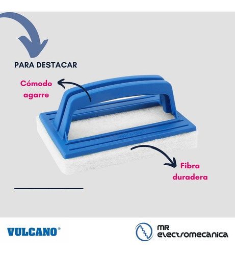 Imagen 4 de 10 de Esponja Vulcano Para Limpiar Venecitas Pileta