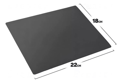 Kit 1 X Mousepad Básico Simples Preto Atacado