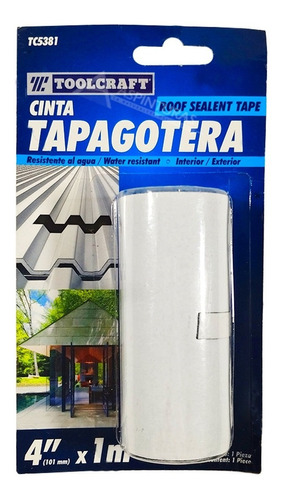  Cinta Tapagotera 4  X 1 Metro Toolcraft Tc5381