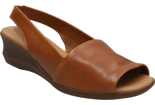 Sandalia Cuero Mujer Barton Café Hush Puppies