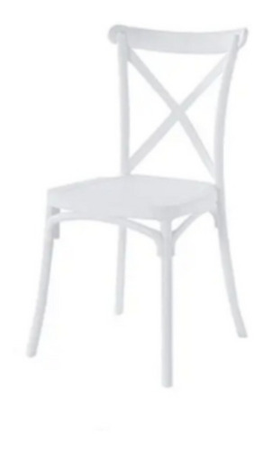 Silla Crossback De Polipropileno Para Comedor O Eventos 