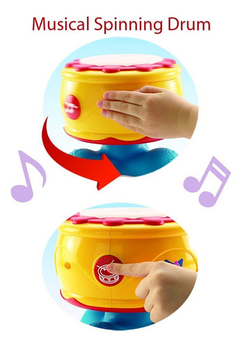 Infantil Del Bebé Bongo Tambor De Expansión Súbita Del Golpe