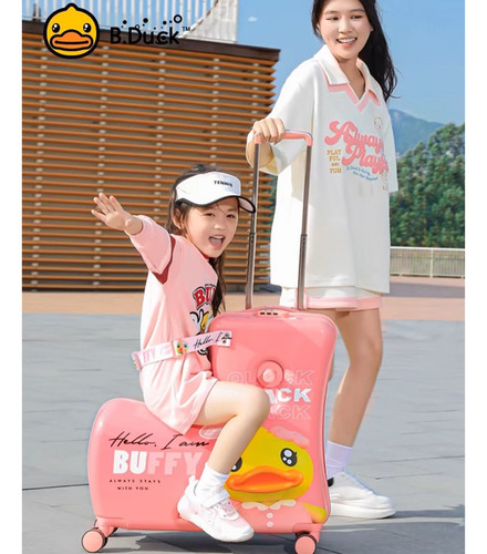 Maleta B.duck Bd584 54x54x24 Cm Amarilla 35l 4 Ruedas