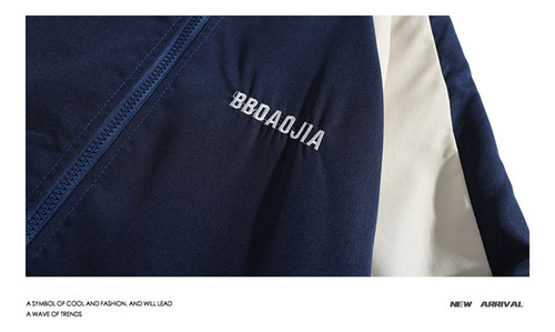 Chaqueta Cortavientos Japonesa Retro Con Patchwork Unissax