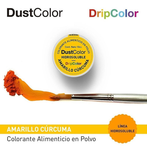 Colorante Hidrosoluble  Amarillo Cúrcuma Dust Color