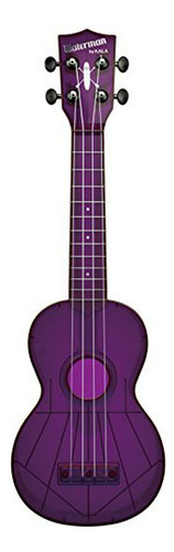 Waterman Soprano Ukulele Fluorescente Púrpura.