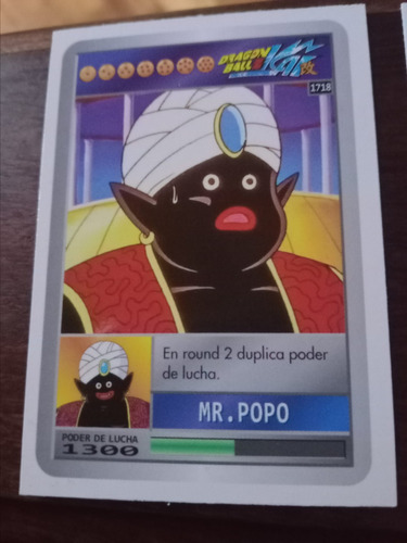 Carta Dragon Ball Sd, Mr Popo 1718