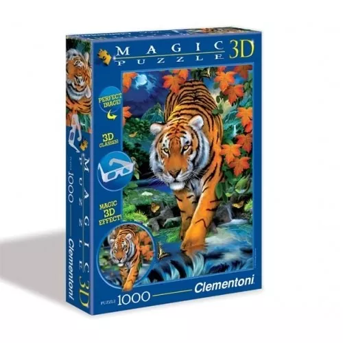 Quebra-cabeça Importado (3973) Puzzle 3d 1000pcs* Tigre