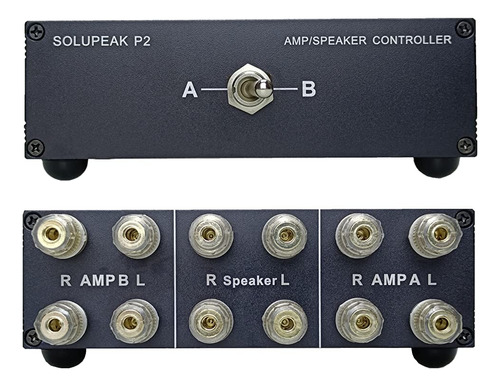 Solupeak P2 2(1)-in-1(2)-out Amplificador De Amplificador De