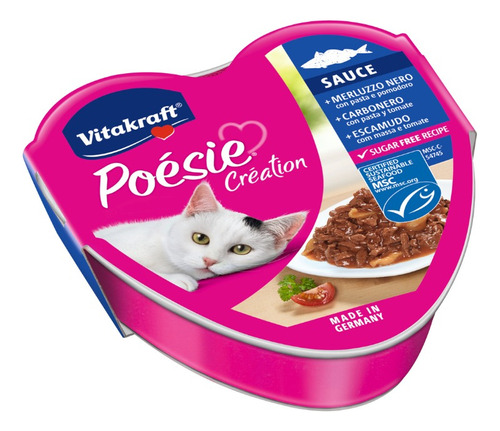 Vitakraft Poésie Creation Gatos Sabor Pescado 85 Gr