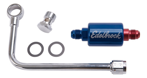 Línea Combustible Con Filtro Para Carbador Edelbrock 