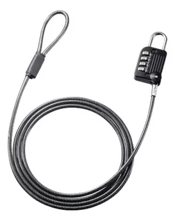 Cable De Seguridad Con Clave Trautech Laptop Y Monitores Lcd