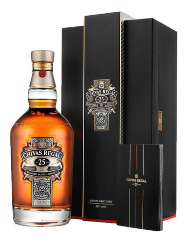 Whisky Chivas Regal 25 Años, Original Legend (700ml, 40%)