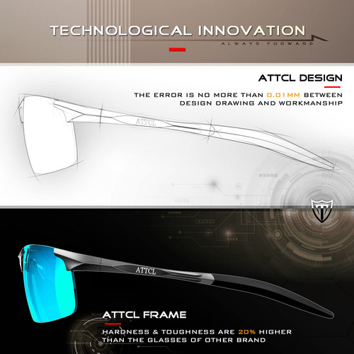 Attcl Lentes De Sol Para Hombres Gafas De Sol Deportivas