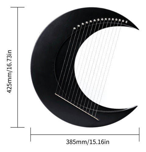 Arpa Rayachen Moon Lyre Key, Tipo Lira Portátil, Instrumento