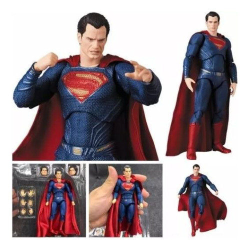 Figura Muñeco Mafex 057 Superman Justice League Dc Comics