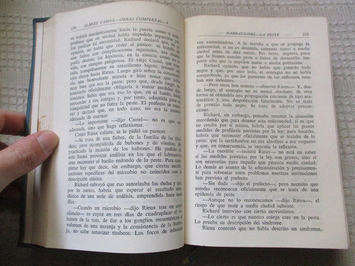Albert Camus - Obras Completas. Tomo I - Narraciones. Teatro (Usado)