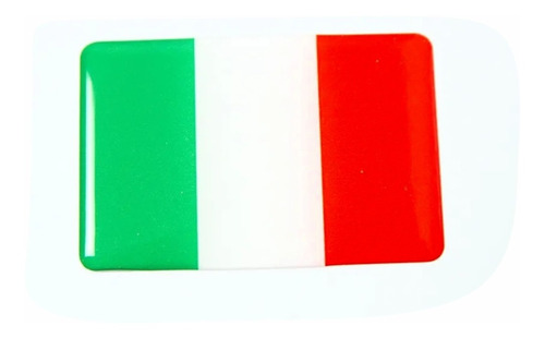 Par Emblemas Adesivos Resinado Fiat Bandeira Italia Rs14 Fgc
