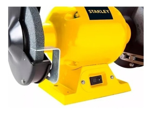 Amoladora de banco Stanley STGB3715-AR de 60 Hz color amarillo 373 W 220 V + accesorio