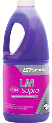 Ativado Lm Supra Concentrado Limpeza Sandet 2l Lys