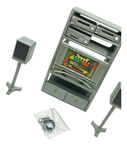 Juego De Altavoces En Miniatura Para Casa De Altura 16cm