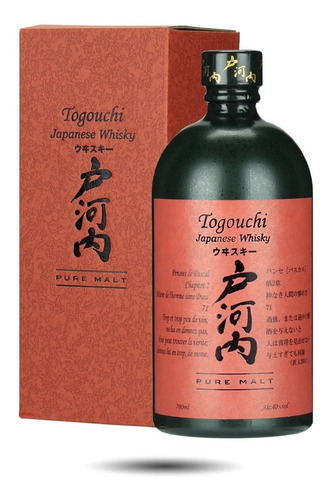Imagen 1 de 8 de Whisky Japones Togouchi Pure Malt 700ml En Estuche