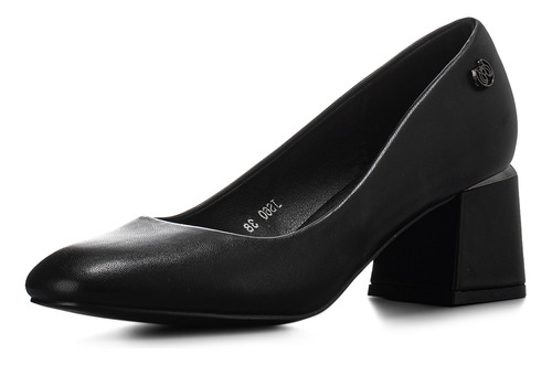 Zapatos Taco Negro Formal Mujer Weide Js60