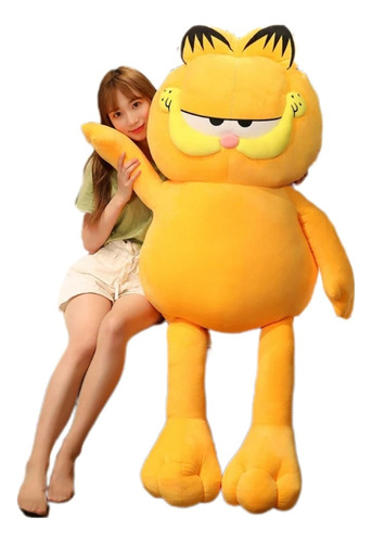 Peluche El Gato Garfield Suave Felpa Gigante Jumbo 130cm 