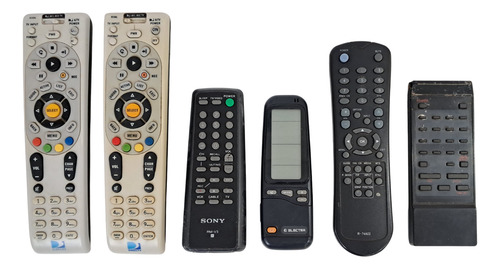 Permuto Lote De 6 Control Remoto Para Reparar O Repuesto Zwt Negro (Usado)