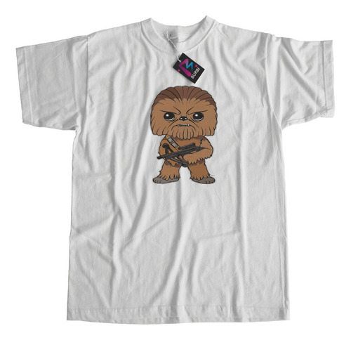 Remera Star Wars Chewbacca Funko Efecto Bordado