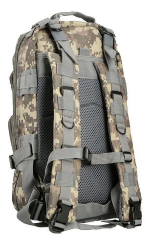 Mochila Camping Tactica Militar Viaje Mochilero Trekking Color Camuflado