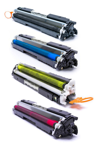 Kit 4 Cores Toner Compatível Com M177fw M175a Cp1025 Premium