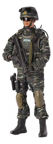 Conjunto De Bonecos De Ação De Soldado Em Escala 1/6 X