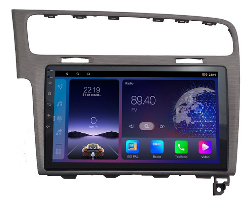 Stereo Multimedia Gps Android Vw Golf G7 2+64 Carplay