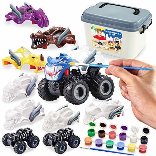 Joyin Kids Craft Kit Construye Y Pinta Tu Propio Monster Car