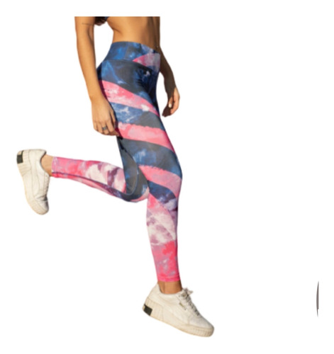 Calza Larga Chupin Leggins Sublimada- Flame -