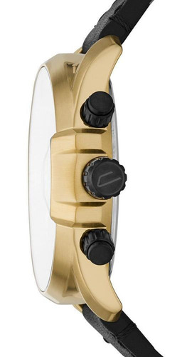 Relógio Diesel Masculino Ms9 Chrono Dourado Dz4516/0pn