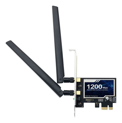 Placa Wireless Wifi Dual Band 5ghz 867mbps Computador Bt 4.0