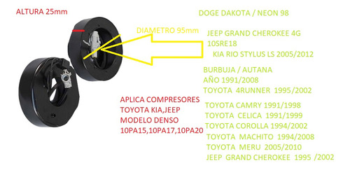 Bobina Compresor Hyundai Tucson 2005-2010