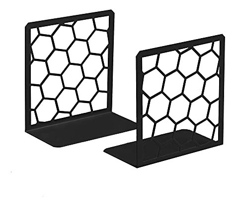 Sujetalibros Geométricos De Alta Calidad 1 Par