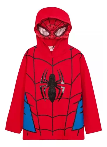 Remera Con Mascara Spiderman Niños Marvel Original 708761 Cf