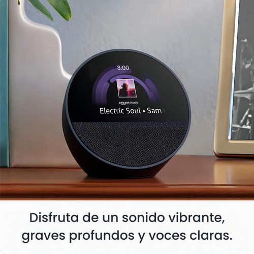 Amazon Echo Spot Última Generación 2024 Alexa Color Azul