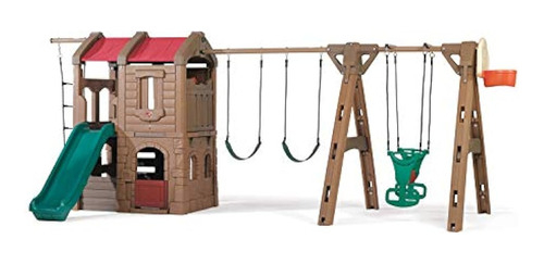 Step2 Naturally Playful Adventure Lodge Swing Set Y Play Cen