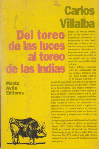 Del Toreo De Las Luces Al Toreo..., C. Villalba, Wl.